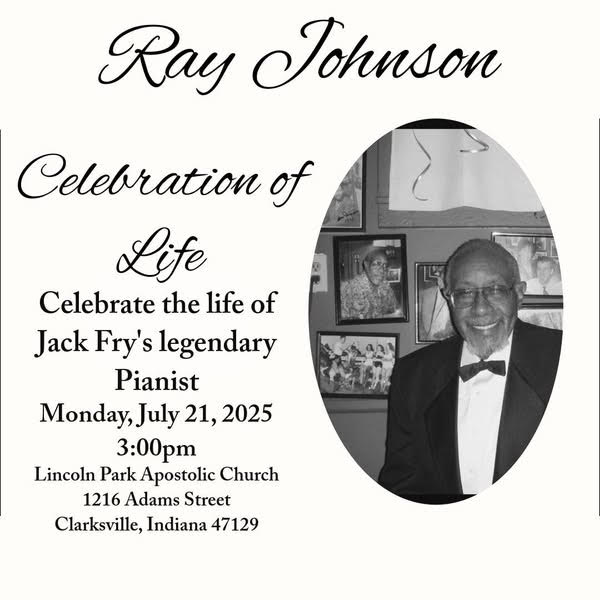 Memorial Service for Ray Johnson, Legendary Jack Fry’s Pianist